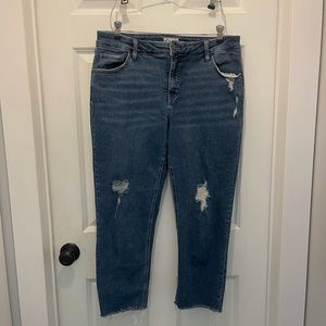 Ava & Viv jeans, medium wash, stretchy, size 14w